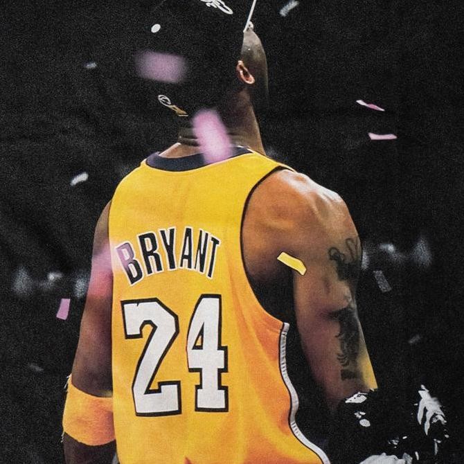 Grosir Tshirt Casual Giant Vintage Kobe Bryant Black Tee Baju Casual
