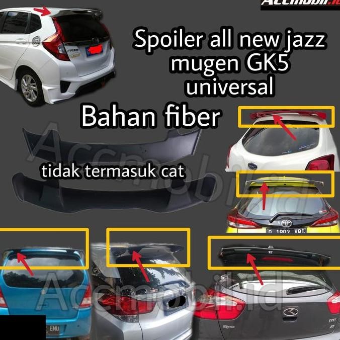 spoiler honda jazz mugen gk5 universal