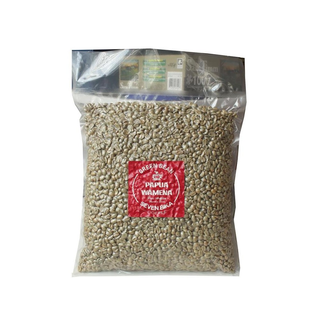 

SEVEN BIKA PAPUA WAMENA GREEN BEANS [BIJI MENTAH] GRADE1 2.5KG TERMURAH