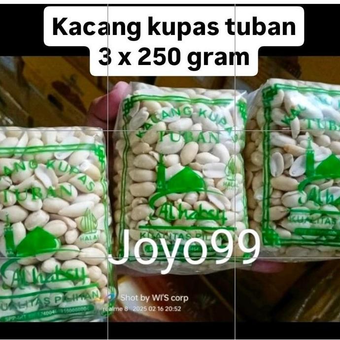 

3 BUNGKUS KACANG KUPAS X 250 GRAM KEMASAN DAN BIJI KACANG RANDOM TERMURAH