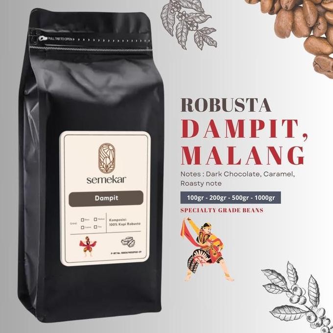 

KOPI ROBUSTA DAMPIT MALANG BIJI BUBUK ORIGIN ROASTED COFFEE ASLI ESPRESSO SPECIALTY COFFEE | GRADE 1 PAHIT COFFE NATURAL KOPI TERMURAH