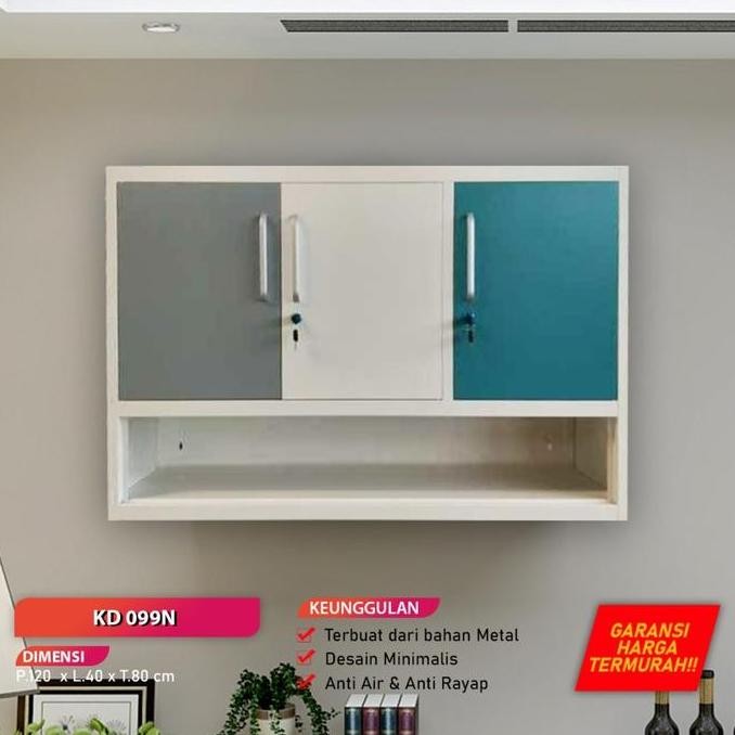 Lemari Dapur Besi 3 Pintu Gantung| Lemari Piring |Medan