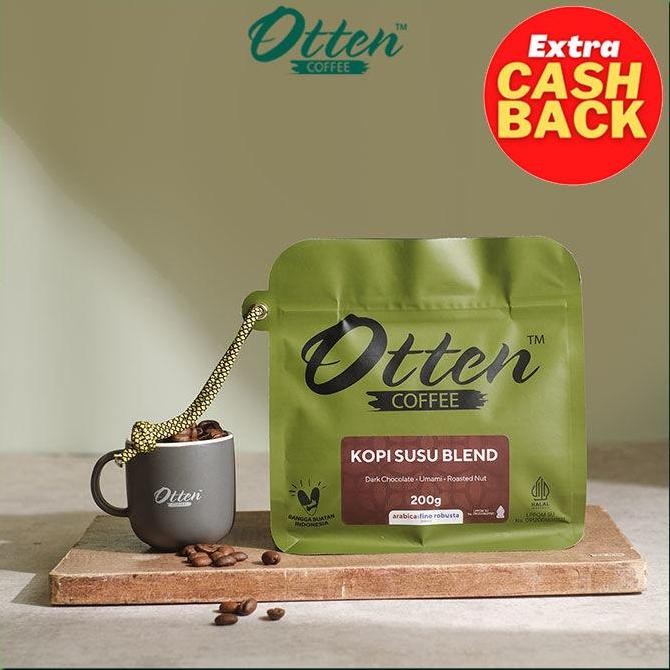 

KOPI SUSU BLEND 200GR - BIJI / BUBUK KOPI HOUSE BLEND OTTEN COFFEE TERMURAH
