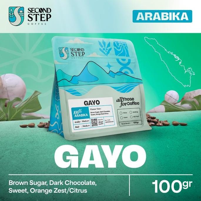 

KOPI GAYO ACEH ARABICA COFFEE BEANS BIJI BUBUK COFFE ASLI 100GR TANPA GULA TERMURAH
