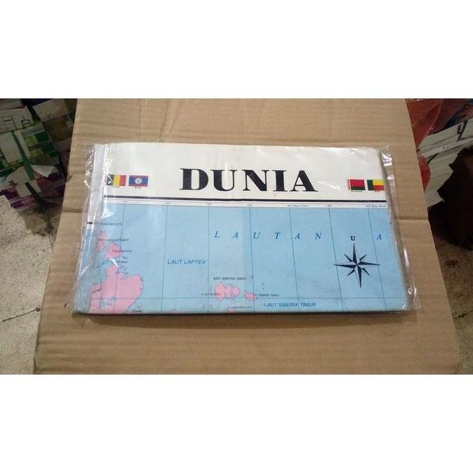 

ready stock Peta Dunia Lipat