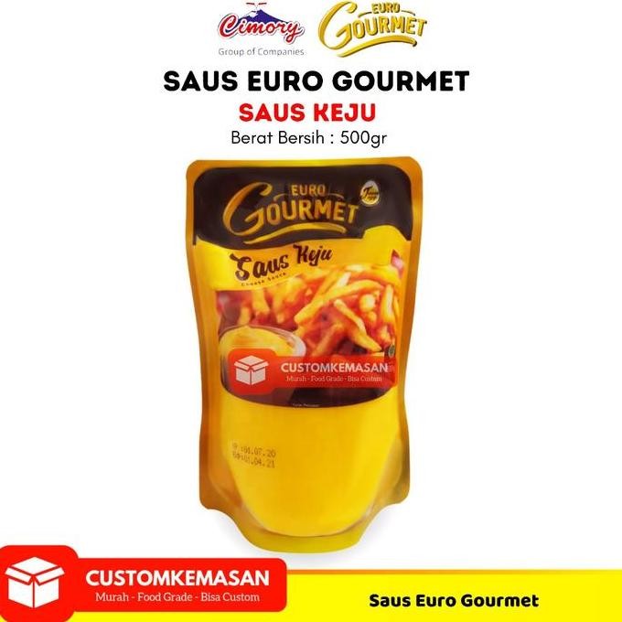 Produk Baru Euro Gourmet Saus Keju / Saus Keju / Saus Keju Euro Gourmet 500gr / Selai Keju / Toping 