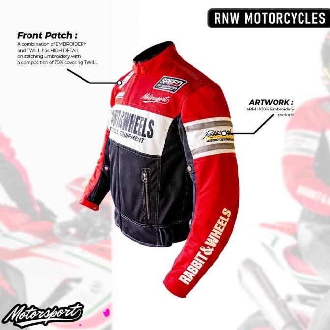 NEW COMBO "RED" RABBIT AND WHEELS murah