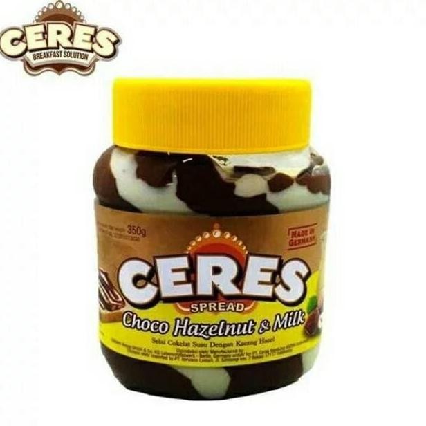 

Produk Baru!! Ceres Choco Spread Hazelnut Duo / Selai Coklat Kacang Hazel Susu 350gr