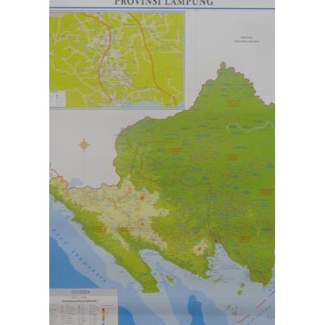 

ready stock Peta Provinsi Lampung (Lipat)