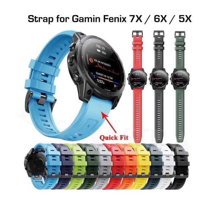 Produk Baru Strap for Garmin Fenix 7X / Fenix 6X / Fenix 5X - Tali jam sport