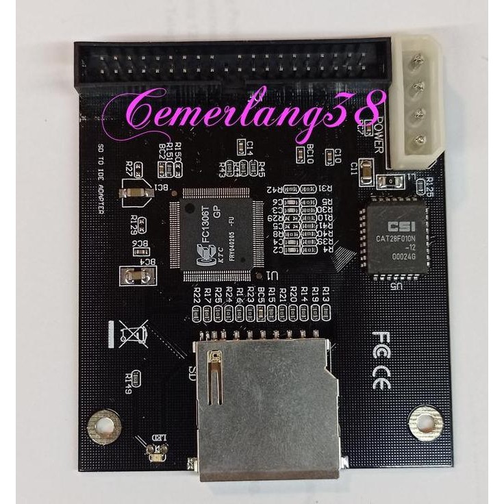 SD SDHC SDXC MMC Card to IDE 40 pin Male adapter