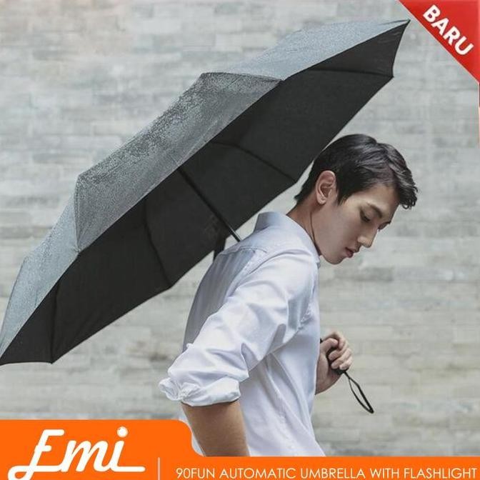 TERLARIS - Mijia 90Fun Automatic Umbrella Fold Payung lipat Otomatis