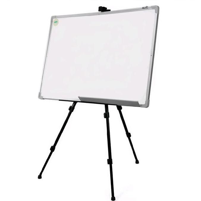 

NEW Stand Whiteboard Papan Tulis Standing Tripod Papan Tulis Whiteboard Besi Hitam