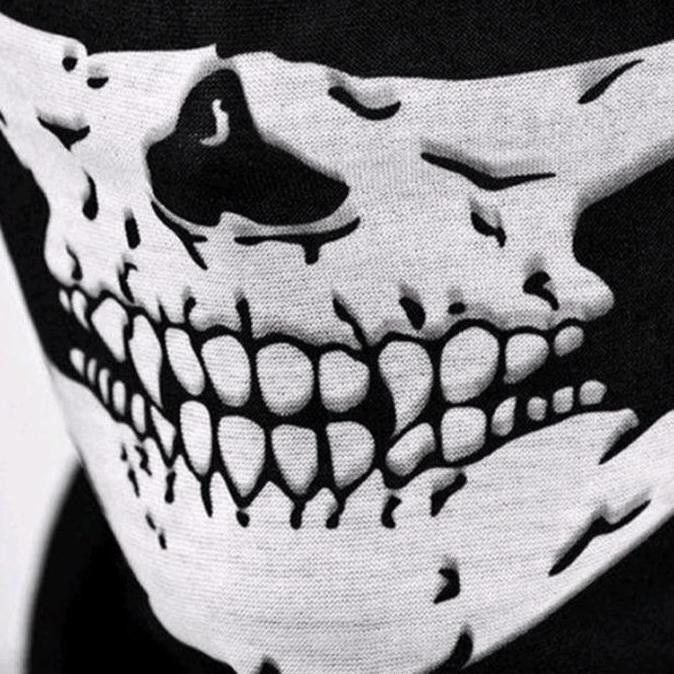 [Pack 6pcs] Bandana Masker Buff Motif Skull Tengkorak / Masker Tengkorak Kopassus / Masker Pasukan M