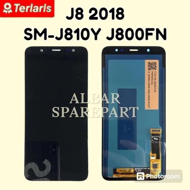 TERBARU - LCD TOUCHSCREEN J8 2018 OLED SM-J810Y/DS J810FN J810 SAMSUNG ORIGINAL
