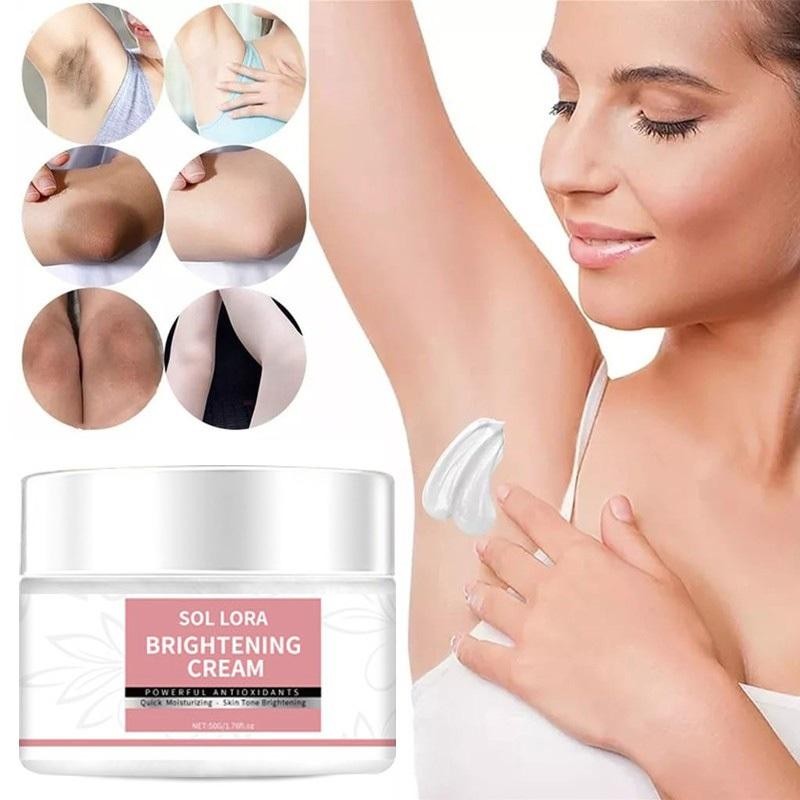 Krim Pemutih Ketiak 50G Menghilangkan Melanin Pencerah Kulit Pemutih Selangkangan Ketiak Krim Pemuti