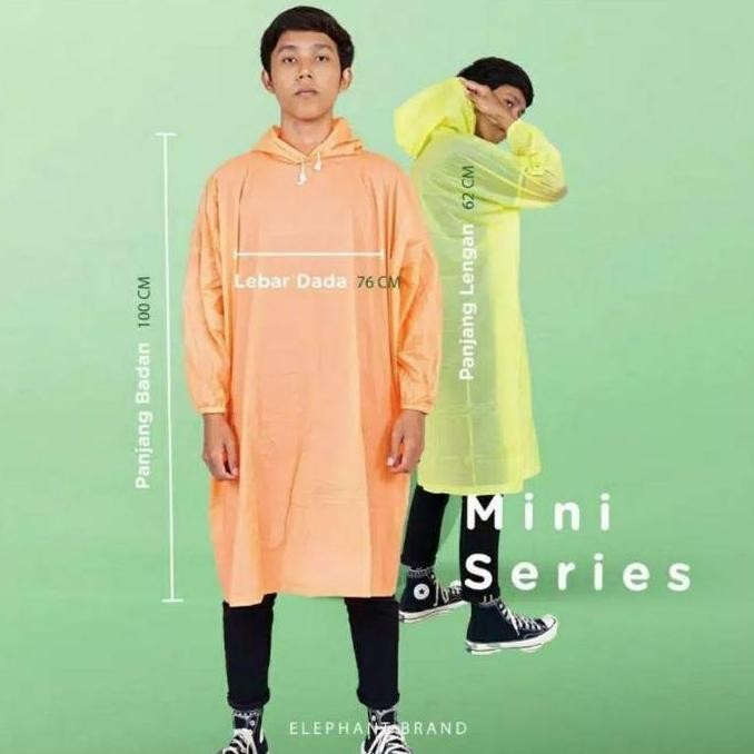 Jas Hujan Ponco Ceria Hiu 202/Jas Hujan Elmondo Ponco Poncho Lengan murah
