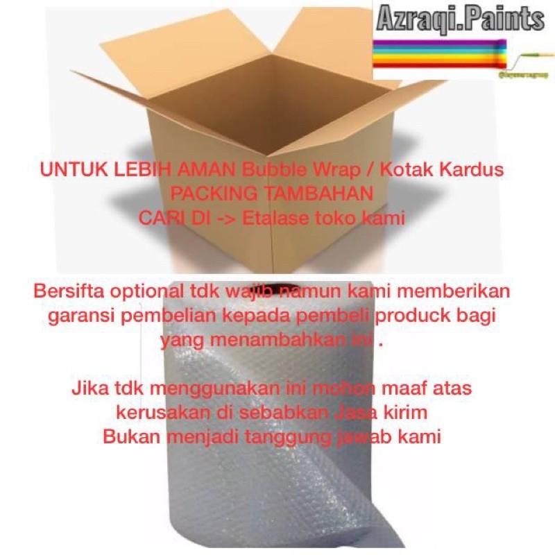 

( Tambahan ) Kardus + Bubble Wrap + Lakban Agar Tidak Rusak Pecah Bocor