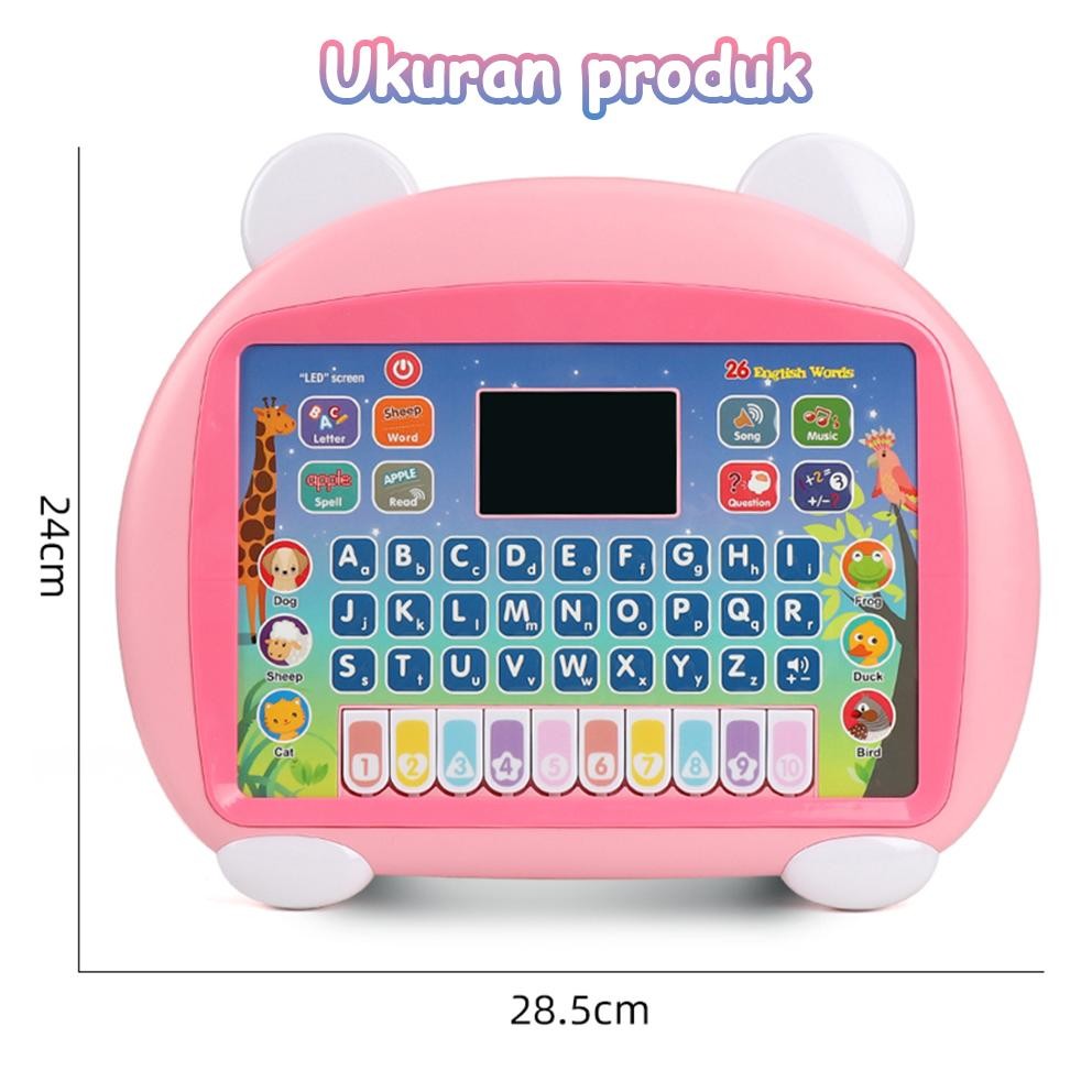 Viral Jojotoy Mainan Tablet Musik Piano Anak Tablet Edukasi Anak Mainan Tablet Belajar Huruf Laptop 