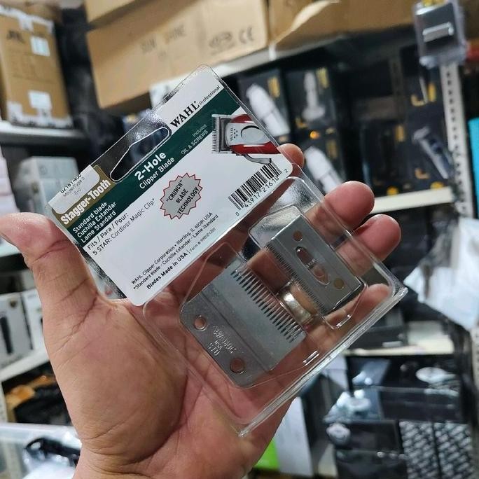 Mata Pisau BLADE WAHL MAGIC CLIP Senior Legend Super Taper CORDLESS ORIGINAL Cukur Merah