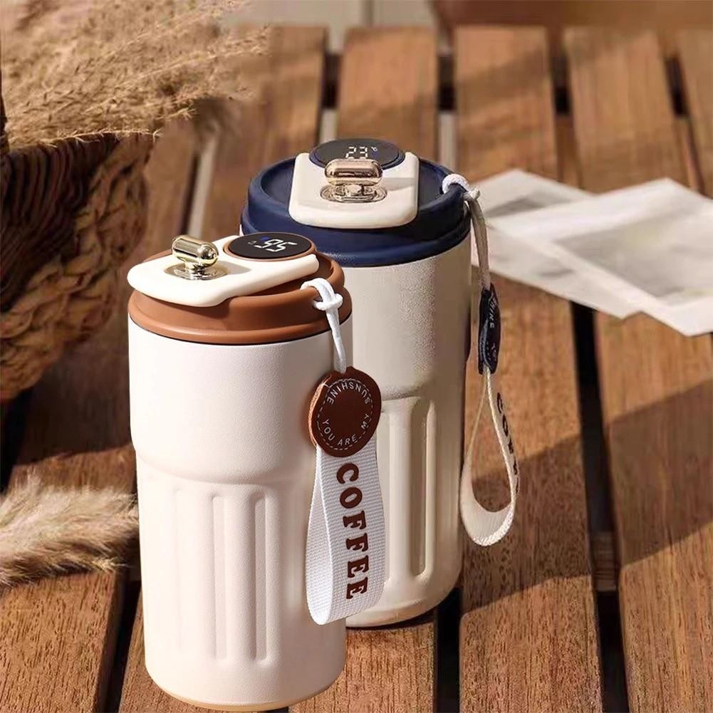 Homexa Tumbler Termos Coffe Stainless Steel/ Tumbler Gelas Estetik Tumbler Minum Gelas Kaca Tutup Mu