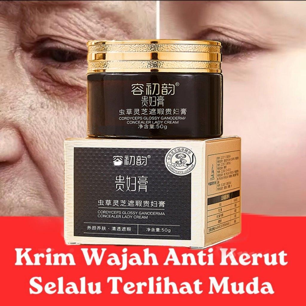 Concealer Cream  Full Coverage Acne Concealer Cordyceps Glossy Ganoderm Concealer Lady Cream 50G Cor