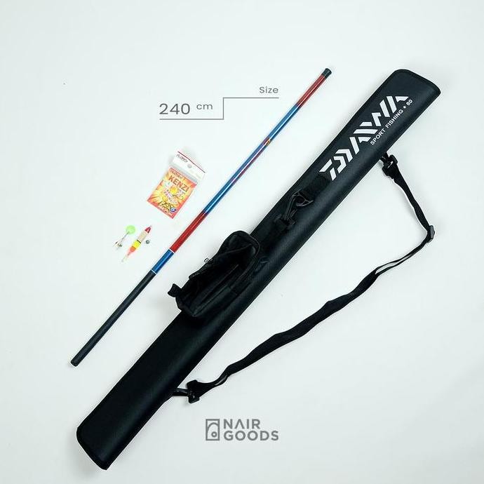 Set Tegek Lengkap Dengan Tas Hardcase Ukuran 210-450 Cm Pancing Reel