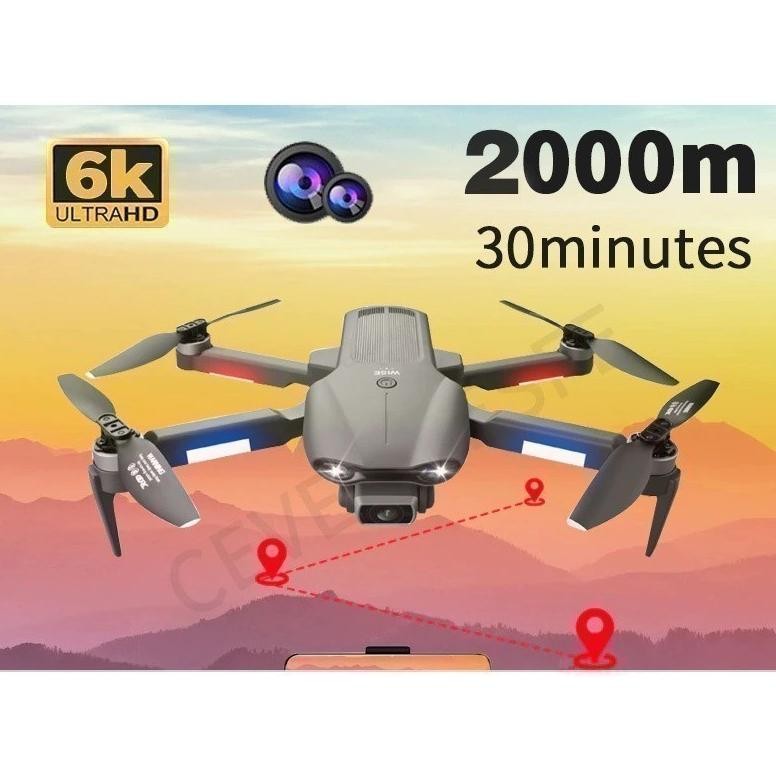 Sky88 WISE 4DRC F9 GPS Drone 5G 6K Dual HD Camera Brushless Quadcopter