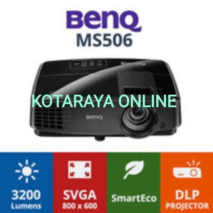 Proyektor Benq Ms 506P Dlp Projector Benq Ms506P Terbaru Best Quality Asli 100% Original