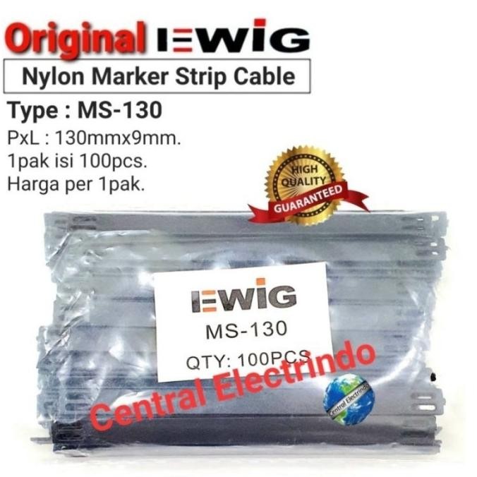 

Marker Strip EWIG MS-130 Untuk Label Kabel.