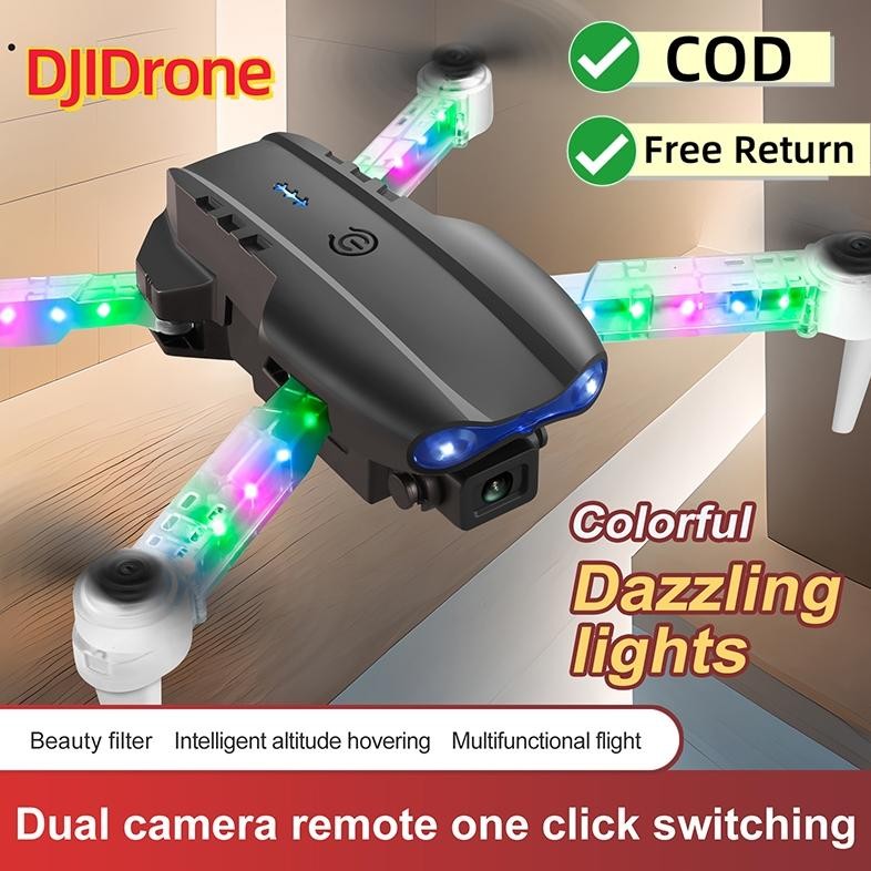 Drone Dengan Dual Kamera HD Drone WiFi FPV Kamera Drone 8K Camera HD Posisi Visual Gerakan kontrol