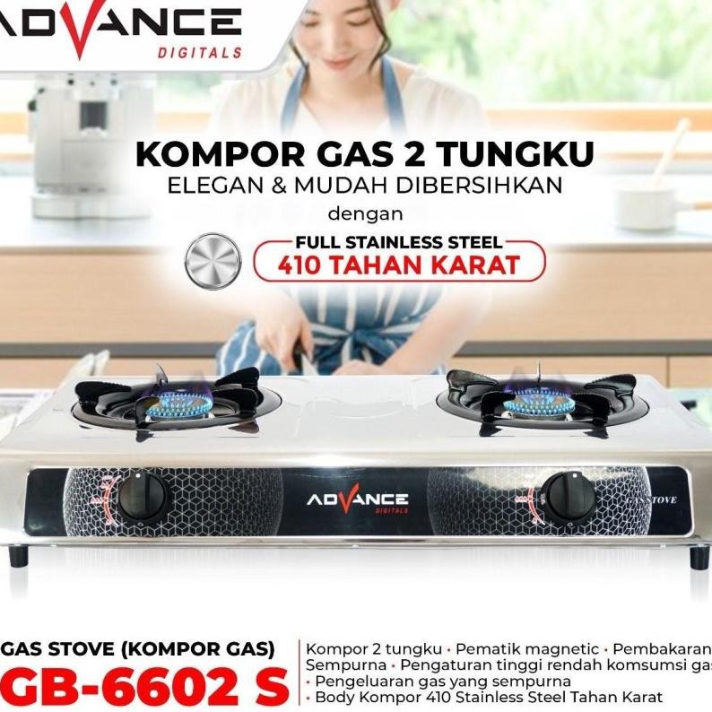 Kompor Gas 2 Tungku Stainless Kompor NIKO Stainless NK 777 Kompor Gas 2 Tungku LPG Gas Stoves 2 Burn