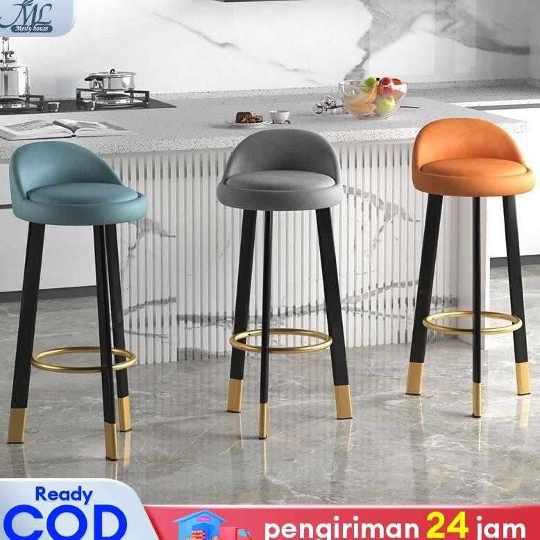 Kursi bar 70cm Kursi cafe kursi dapur Kursi bar informa Kursi besi Kursi besi cafe Kursi konter