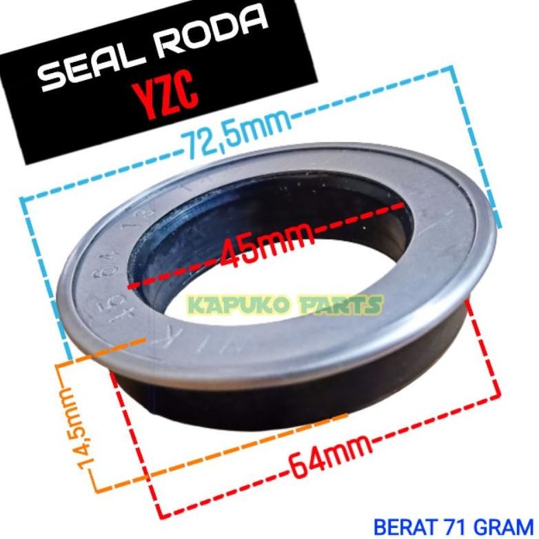 YZ YZC SEAL RODA UNTUK MESIN TRAKTOR TANGAN YANMAR