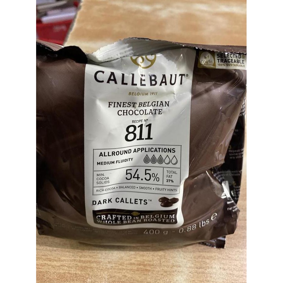 

Sale Callebaut Dark 54% 811Nv 400 Gr Small Pack Belgian Chocolate