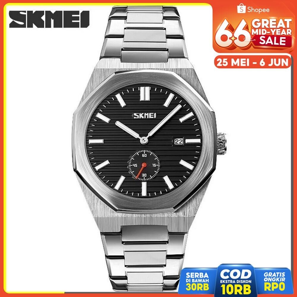 SKMEI 9262 Jam Tangan Pria Display Analog Formal Rantai Keren