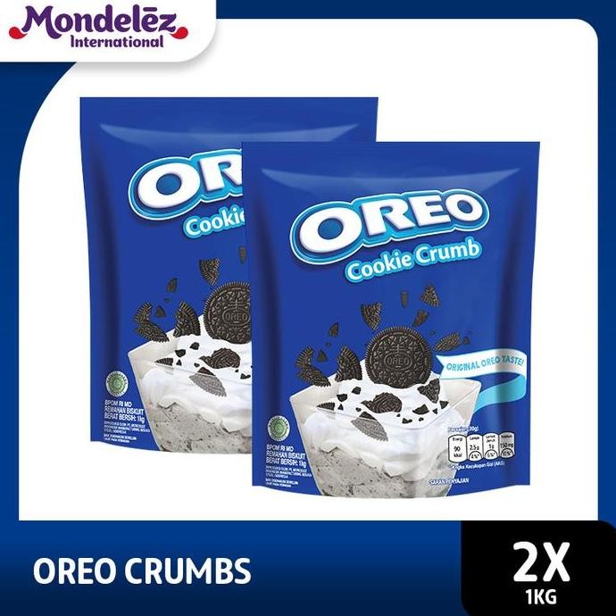 

Promo Oreo Biskuit Cookies Crumb 1 Kg - 2 Packs