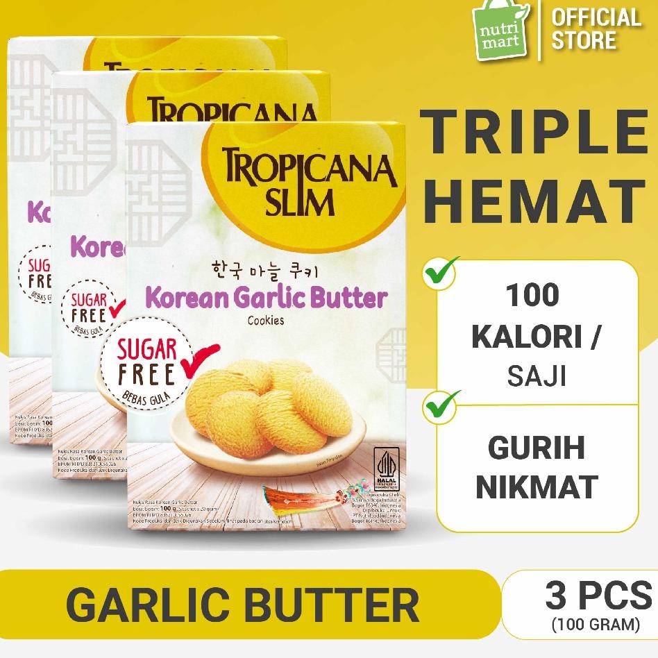 

Triple Pa Lim Orean Garlic Butter Cooie 5 Achet Na Biuit Rendah Al Beba Gula