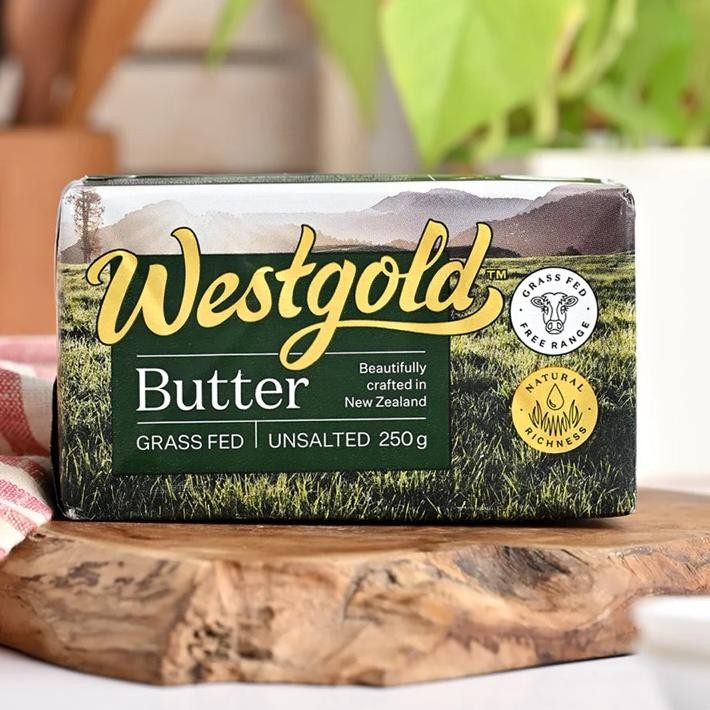 

Wetgold Uned Butter New Zealand 250Gr 1G