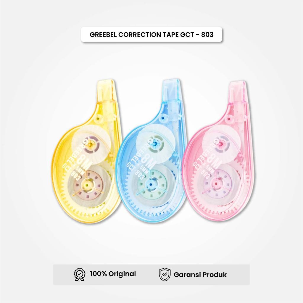 

Correction Tape GCT-803 Pastel Lucu / Greebel Tip Ex Kertas Roll Pita Koreksi Pulpen /