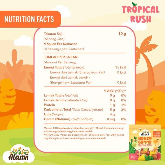 

Grosir Alamii Honey Gummy - Pack Of 4 X 40G (Mix Varian)