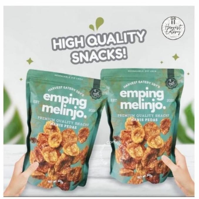 

Ready stok Terlaris Emping Melinjo Harvest Eatery Pedas Manis Termurah