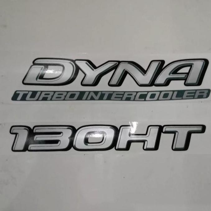 Stiker Dyna Turbo Intercooler 130Ht Toyota Dyna 130Ht Produck Baik