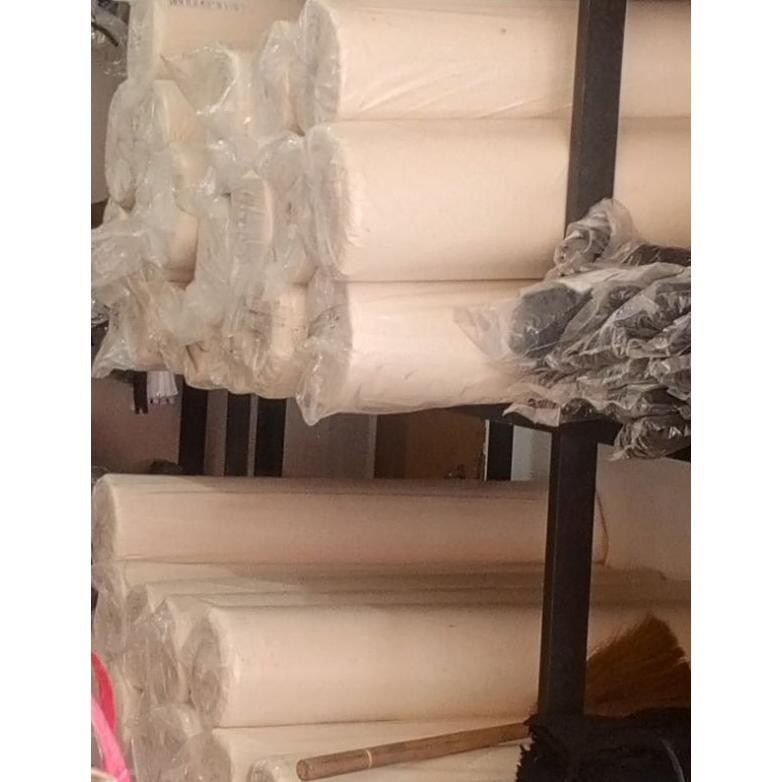 YZ Kain Keras MegaTop m 32 m 33 1 Rol Lebar 90cm/Panjanga 30Yard Cocok Buat Kerah Ban Lem Kuat