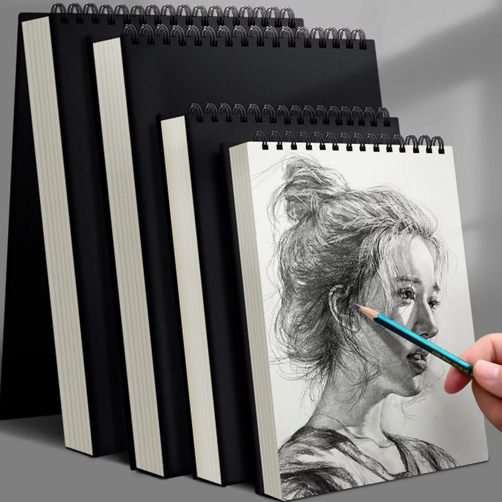 

1 Pack 30-Sheets ,Sketch Book, Top Spiral Bound Sketch Pad, Acid Free Art Sketchbook Artistic Drawing Painting Writing Paper For