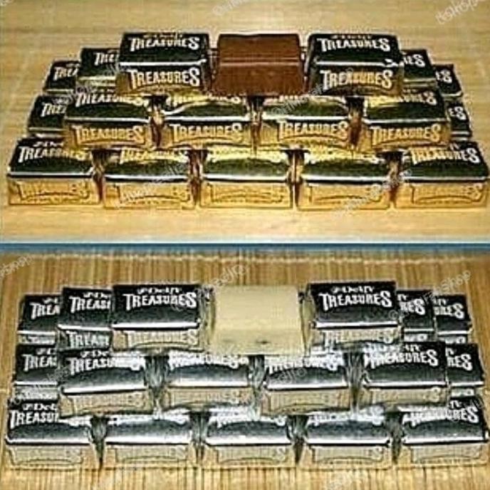 

Promo Coklat Delfi Treasures Golden Almond Cookies Cream Treasure Chocolate