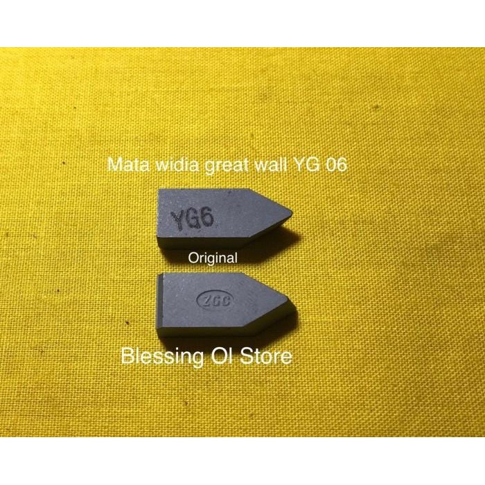 Mata Widia/Mata Bubut Widia/Betel Widia/Pahat Bubut / C109/C125 Yg 06 Original Dan Terpercaya