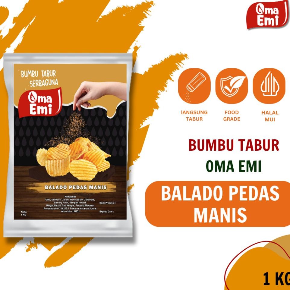 

Bumbu Tabur Balado Peda Mani 1 G