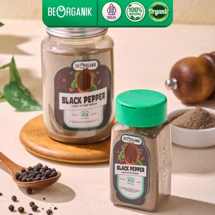 

PROMO BEORGANIK BLACK PEPPER POWDER / LADA HITAM BUBUK - ASLI TANPA PENGAWET