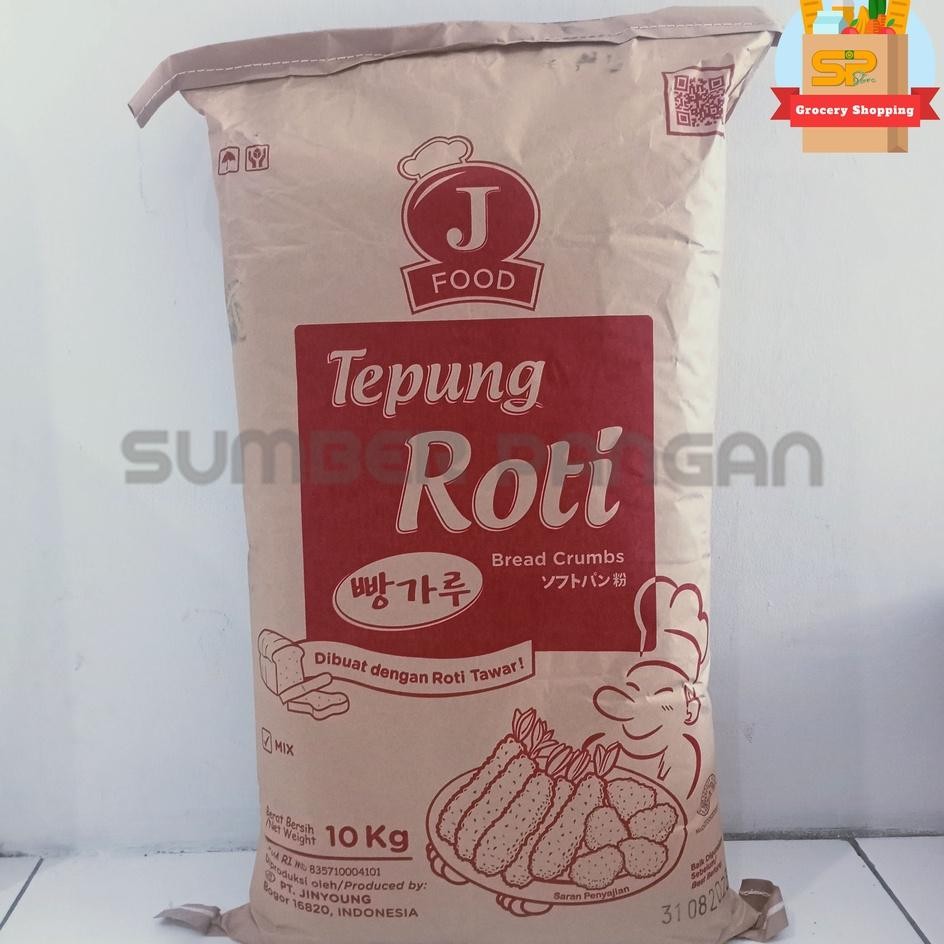 

Jfood Tepung Roti Tepung Panir Bread Crumb 10G Orange Putih